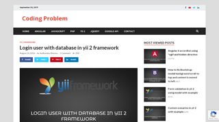 
                            5. Login user with database in yii 2 framework