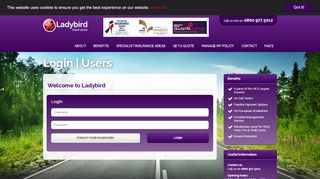
                            1. Login | Users | Ladybird - Ladybird Insurance
