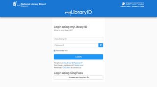 
                            6. Login using myLibrary ID - National Library Board