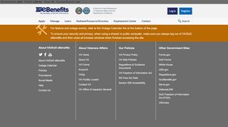 
                            7. Login - VA/DoD eBenefits