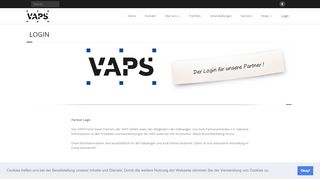 
                            9. Login – VAPS GmbH