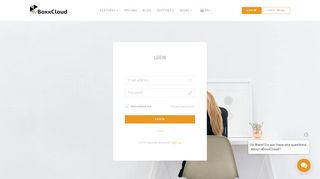 
                            1. Login - vBoxCloud: Secure File Sharing for Business
