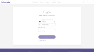 
                            3. Login - Viber Out | International Calling App