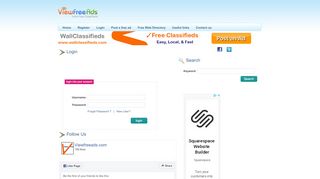 
                            1. Login - Viewfreeads.com - India Ads, Free Ads India, India Classifieds ...