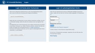 
                            6. Login Virtueller Campus - vc.uni-bamberg.de