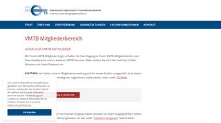 
                            5. Login | VMTB - Vereinigung Medizinisch-Technischer Berufe ...
