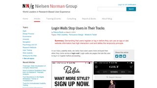 
                            1. Login Walls Stop Users in Their Tracks - Nielsen Norman Group