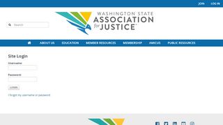 
                            2. Login - washingtonjustice.org - Washington State Association ...