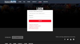 
                            2. Login - Watch Battle Live