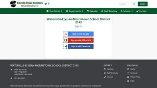 
                            2. Login - Waterville-Elysian-Morristown School District 2143