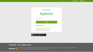 
                            3. Login - Way2Go Website