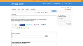 
                            6. Login - WebFaction Community