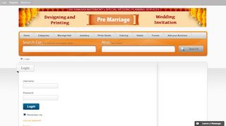 
                            1. Login - Wedding Planners - Sri Sankara Matrimony