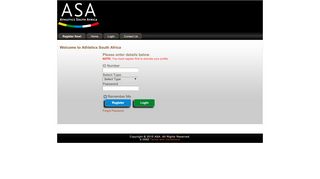 
                            4. Login - Welcome to ASA club Management