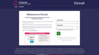 
                            8. Login - Welcome to Circuit - Connected Car Finance