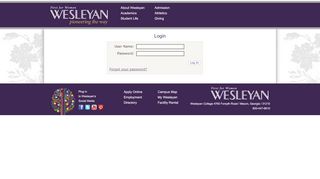 
                            5. Login - Wesleyan Portal - Wesleyan College