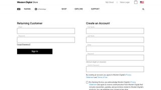 
                            7. Login | Western Digital US Site