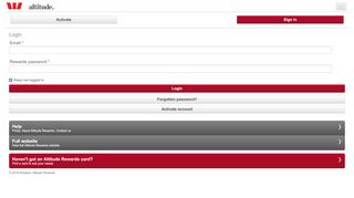 
                            4. Login - Westpac Altitude Rewards - Sign In