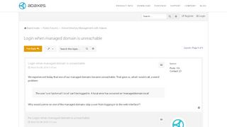 
                            4. Login when managed domain is unreachable - Forum | Adaxes