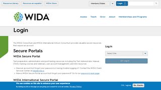 
                            10. Login | WIDA - wida.wisc.edu