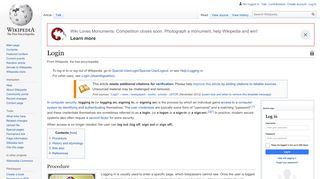 
                            8. Login - Wikipedia