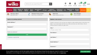 
                            2. Login | Wilko Site