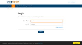 
                            2. Login - winda - Global Wind Organisation