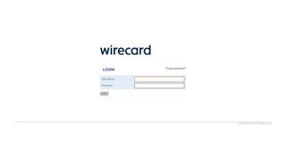 
                            6. LOGIN - Wirecard