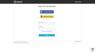 
                            4. Login with Facebook - Napster Account Management