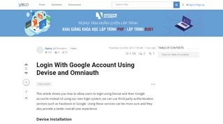 
                            7. Login With Google Account Using Devise and Omniauth - Viblo