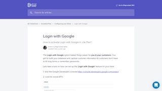 
                            5. Login with Google | Knowledgebase - KartRocket ...