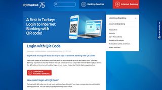 
                            2. Login with QR Code | Internet Banking | Yapı Kredi