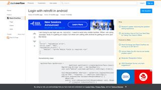 
                            2. Login with retrofit in android - Stack Overflow