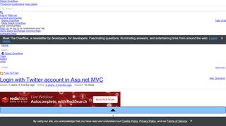 
                            6. Login with Twitter account in Asp.net MVC - Stack Overflow