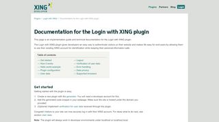 
                            4. Login with XING – documentation | XING Developer