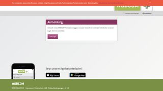 
                            2. Login - WOBCOM - Self Service Portal