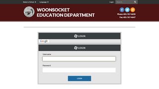 
                            1. Login - Woonsocket Education Department