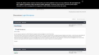 
                            4. Login Wordpress - AlterVista Forum