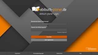 
                            2. Login - www.abibuch-planer.de