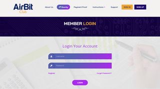 
                            3. Login Your Account - www.airbitclub.io