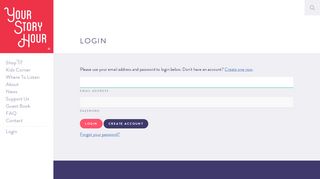 
                            4. Login - Your Story Hour