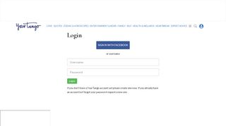 
                            2. Login | YourTango