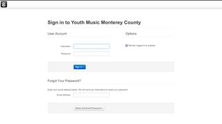 
                            3. Login - Youth Music Monterey County