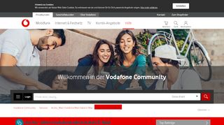 
                            8. Login zu mein Vodafone - Vodafone Community