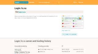 
                            9. Login.1c.ru server and hosting history