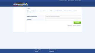 
                            2. login.ab-in-den-urlaub.de - Mein Kunden-Login