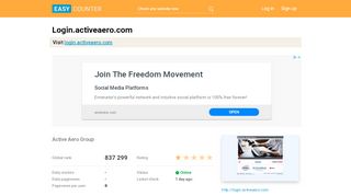 
                            7. Login.activeaero.com: Active Aero Group - Easy Counter