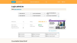 
                            9. Login.admb.be: ADMB | ADMB - Easy Counter