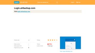 
                            6. Login.airbackup.com: airbackup / Login - Easy Counter