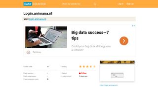
                            2. Login.animana.nl: login - Easy Counter: Count web pages ...